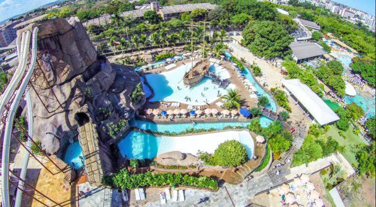 Piazza Diroma - Com Acesso Acqua Park Cn-Go Aparthotel Caldas Novas Bagian luar foto